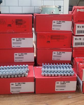 Hilti DX chiodi X-DNI + cartucce 6.8/11 lotto