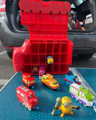 Valigetta Porta trenini Chugginton + trenini