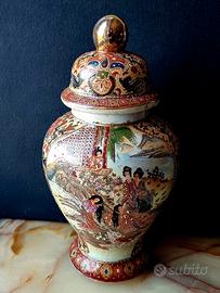 "Giardino Imperiale con Geishe"-vaso chinese