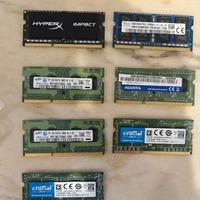 LOTTO RAM 22GB DDR3 SODIMM - 7 pezzi