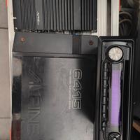 Autoradio Kenwood+ amplificatore+Subwoofer Alpine 