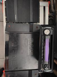 Autoradio Kenwood+ amplificatore+Subwoofer Alpine 