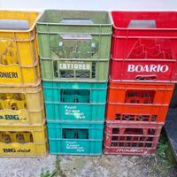 Cassette in plastica portabottiglie