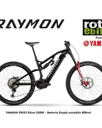 Raymon TrailRay 170E Ultra|YAMAHA PW-XM 85nm|800wh