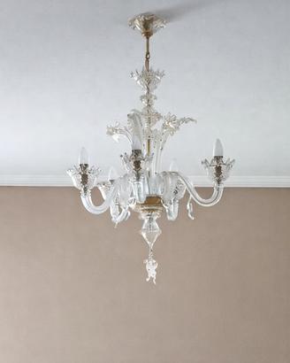 2 - Lampadari in vetro di Murano a 5 luci