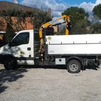 iveco  35 12  gru e ribaltabile