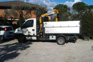 iveco  35 12  gru e ribaltabile