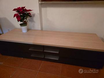 Mobile basso porta TV con 4 cassetti - 180x60x40