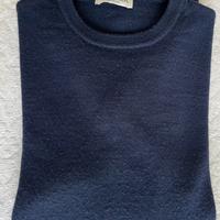 Maglione blu Malagrida Lana