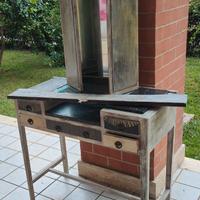 Scrittoio con specchiera shabby