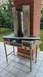 Scrittoio con specchiera shabby