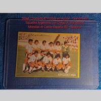 Stiker Cromo N.47 - Danone 82- con Maradona