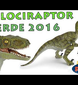 Velociraptor Verde Jurassic Park Papo