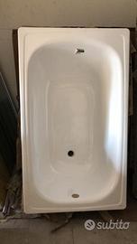 Vasca 120x70 in acciaio contesa roca