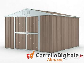 Box struttura lamiera Acciaio 327x307 tortora