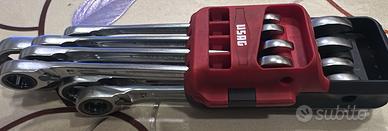 USAG  Serie di 8 Chiavi Combinate a Cricchetto