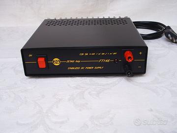 ALIMENTATORE ZETAGI FT 146 5A 13.8 Vcc regolabile
