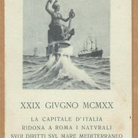 Roma Ente sviluppo marittimo 1920 depliant lavori