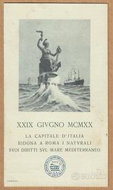 Roma Ente sviluppo marittimo 1920 depliant lavori