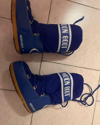 Doposci bimbi moon boot blu
