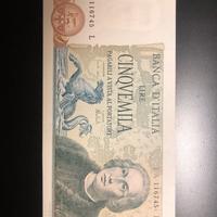 Lire 5.000 Colombo 3 caravelle 1973