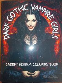 Libro da colorare horror - Ragazze vampiro gotiche