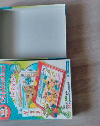 Scatola per gioco sapientino parlante