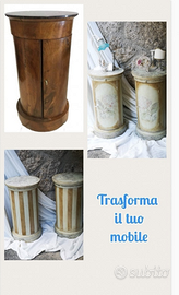 Mobili recuperati rivisitati shabby chic