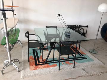 1979/84 Baleri tavolo e sedie Philippe Starck
