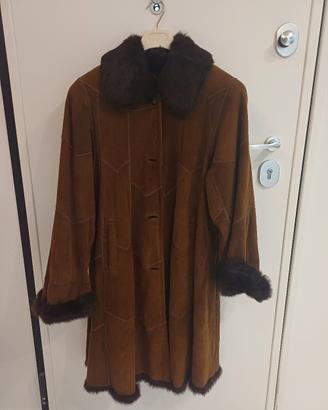 Cappotto vintage scamosciato 