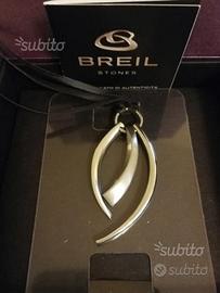 Collana con ciondolo acciaio lucido/opaco Breil