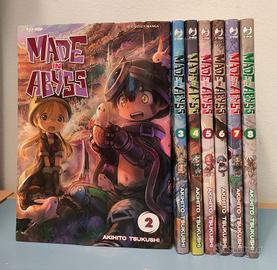 Made in Abyss manga vol. 2-8