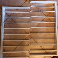 N.2 Porta Pantaloni bianchi armadio Ikea