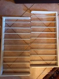 N.2 Porta Pantaloni bianchi armadio Ikea