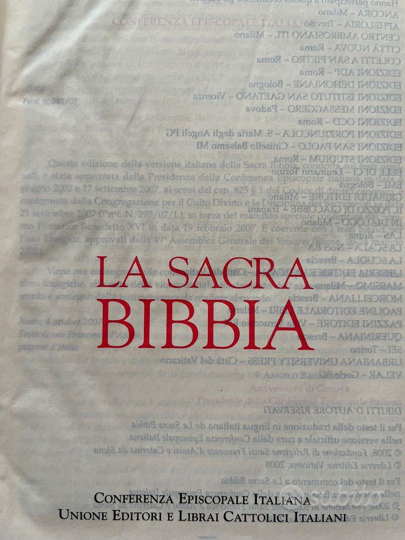 La Sacra Bibbia - CEI UELCI - Libri e Riviste In vendita a Isernia