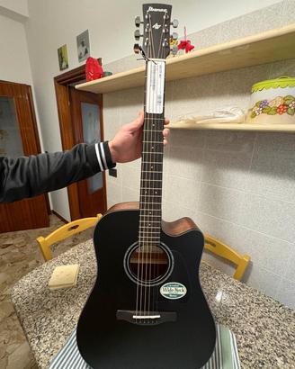 Chitarra Ibanez elettrificata