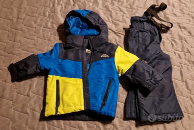 tuta da sci giacca e pantaloni 2 anni