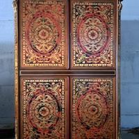 Mobile TV intarsiato stile Boulle 