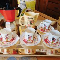 Servizio da Caffè Disney Suci Toys Italy anno 1970