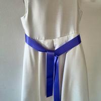 Vestito Comunione bambina 10 anni Bianco Lilla