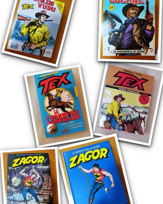 Fumetti albi e libri Zagor e Tex singoli