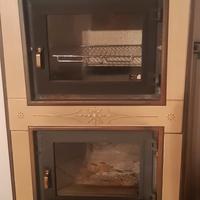 stufa a legna con forno 