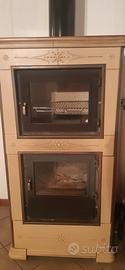 stufa a legna con forno 