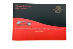 MANUALE UTENTE MV AGUSTA F3 SERIE ORO 8000B6727
