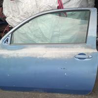 Porta anteriore sx 3p Nissan Micra blu