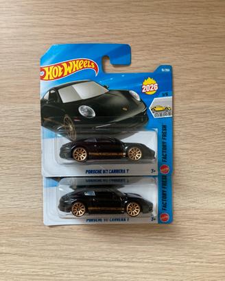 Hot Wheels Porsche 911 Carrera T x 2