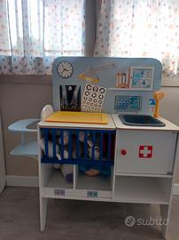 Postazione gioco legno veterinario