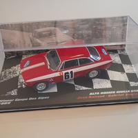 Alfa Romeo Giulia GTA 1966 modellino scala 1/43