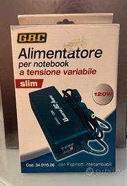 alimentatore per noebook a tensione variabile