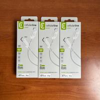 Cavi cellularline usb-c lightning nuovi